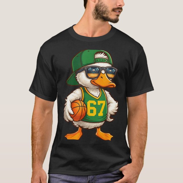 Camiseta Duck Basketball 67 Gen Alpha Slang Srts Men Boys K (Frente)