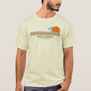 Camiseta Duck Beach North Carolina Sun Palm Trees