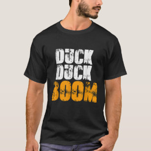 Camiseta Duck Duck Boom Engraçado Caça Água Caça Patos Caça