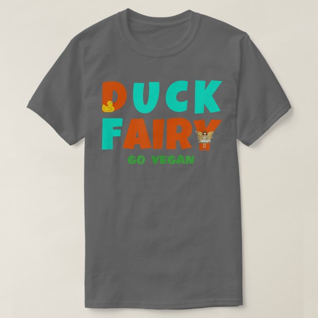 Camiseta DUCK FAIRY vá vegan (Frente do Design)