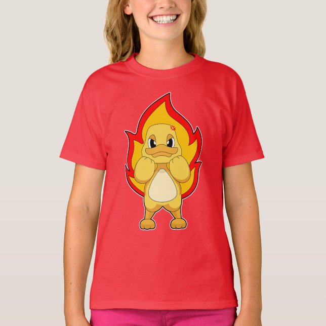Camiseta Duck Flame (Frente)
