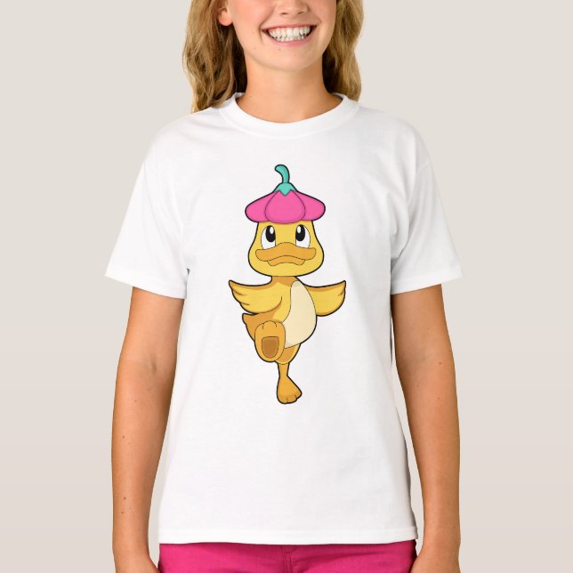 Camiseta Duck Flower (Frente)