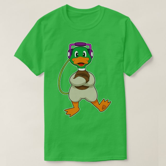 Camiseta Duck Headphone Music 1 (Frente do Design)
