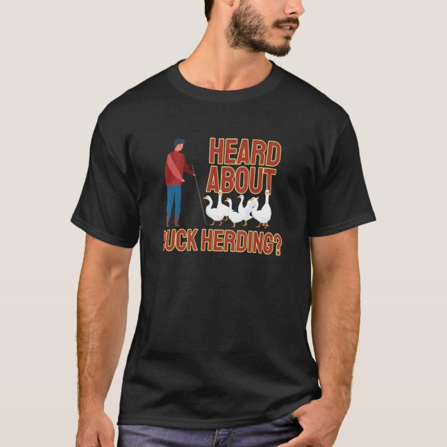 Camiseta Duck Herding Inspire Duck Herd Gat Duck Relacionad (Frente)