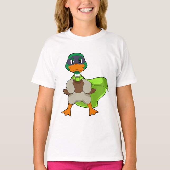 Camiseta Duck Hero Cape (Frente)