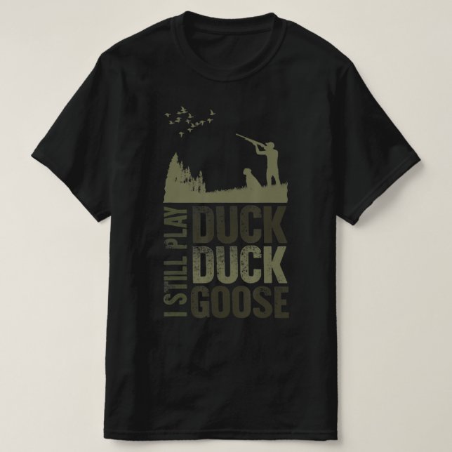 Camiseta Duck Hunter Citado Eu Ainda Toco Pato Pato Sapo Ho (Frente do Design)