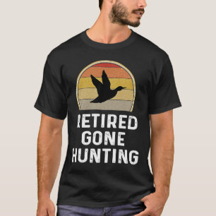 Camiseta Duck Hunter Duck Aposentado Foi Caça