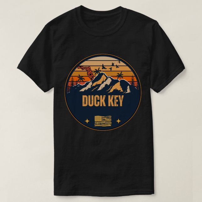 Camiseta Duck Key, Flórida  (Frente do Design)
