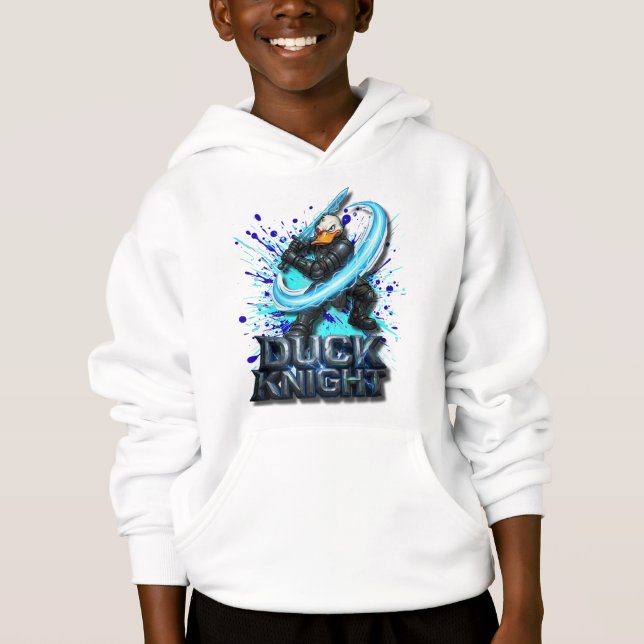 Camiseta Duck Knight 3D Cyber Duck Warrior (Frente)