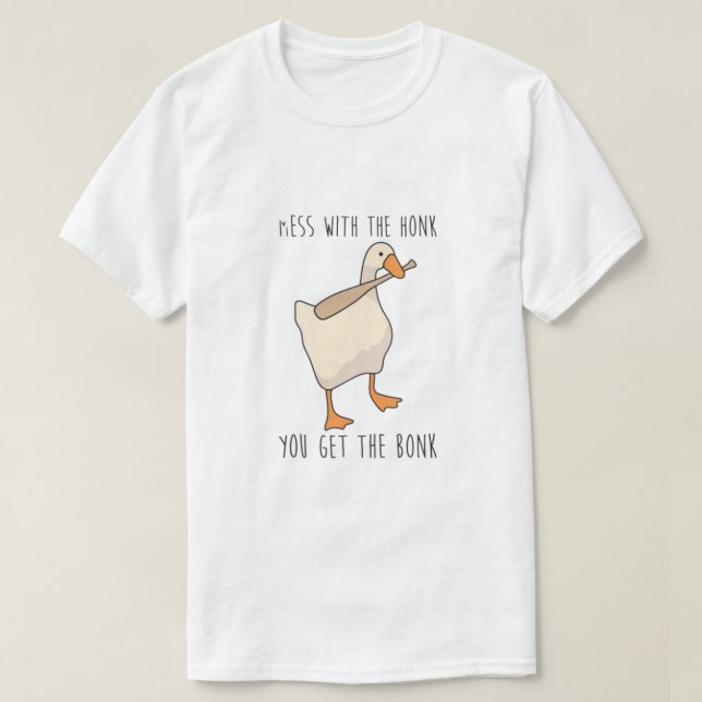 Camiseta Duck Meme Art T-Shirt (Frente do Design)