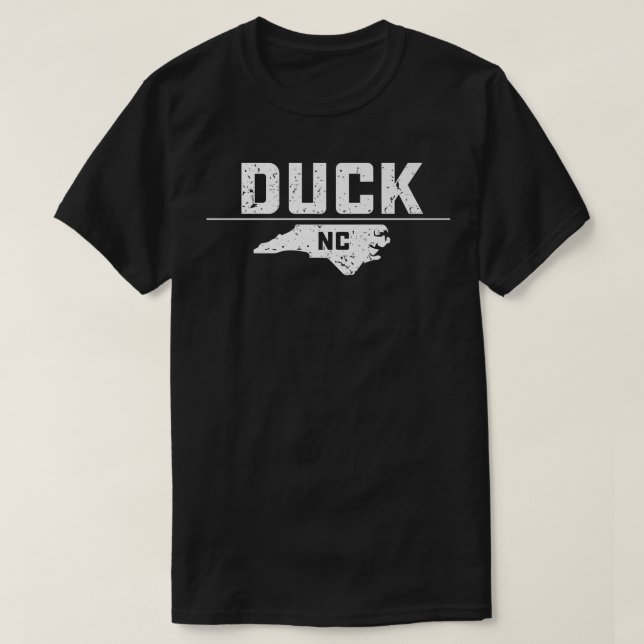 Camiseta Duck OBX Outer Banks North Carolina Tshirt  (Frente do Design)