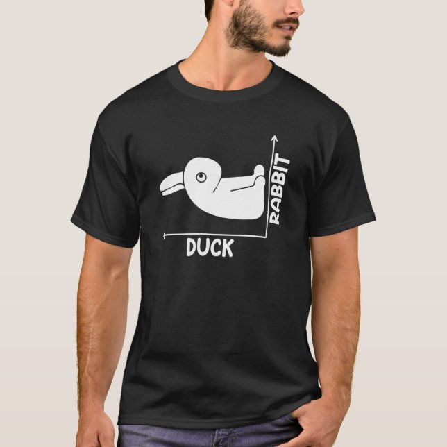 Camiseta Duck Or Rabbit Optical Illusion For Future Philoso (Frente)