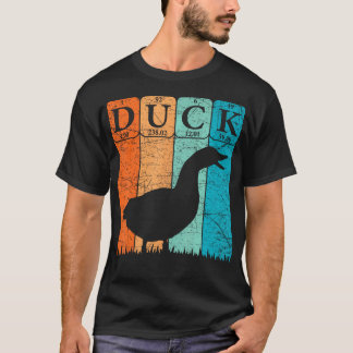 Camiseta Duck Periódicos de Mesa Elemento de Pato