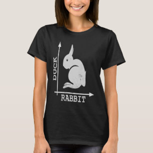 Camiseta Duck Rabbit Exposição Dupla Pássaro