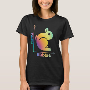 Camiseta Duck Rabbit Illusion Óptica Nerd Math Gee