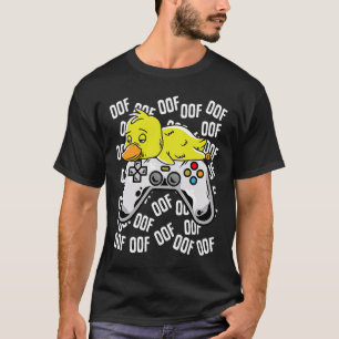 Camiseta Duck Video Game Noob Oof Kids Meninas