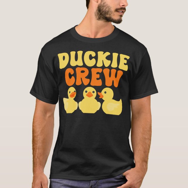 Camiseta Duckie Crew Funny Yellow Rubber Duck Cute Animal L (Frente)