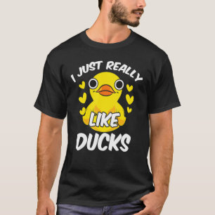 Camiseta Duckie Cute Bath Toy, Eu Gosto Muito