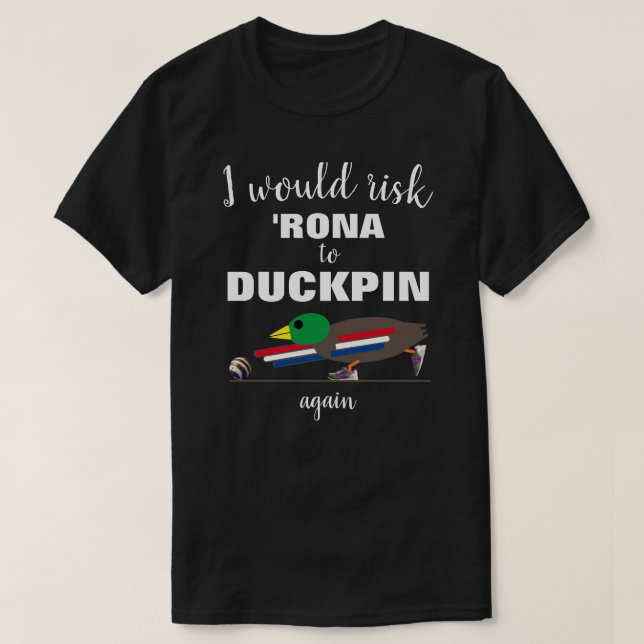 Camiseta DUCKPIN Novamente T-Shirt (Frente do Design)