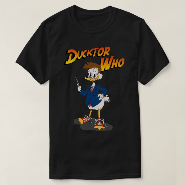 Camiseta Ducktor Who (Frente do Design)