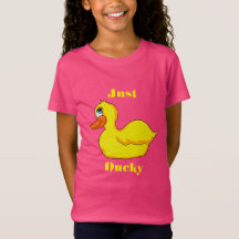 Ducky Yellow Duck Girls T-Shirt