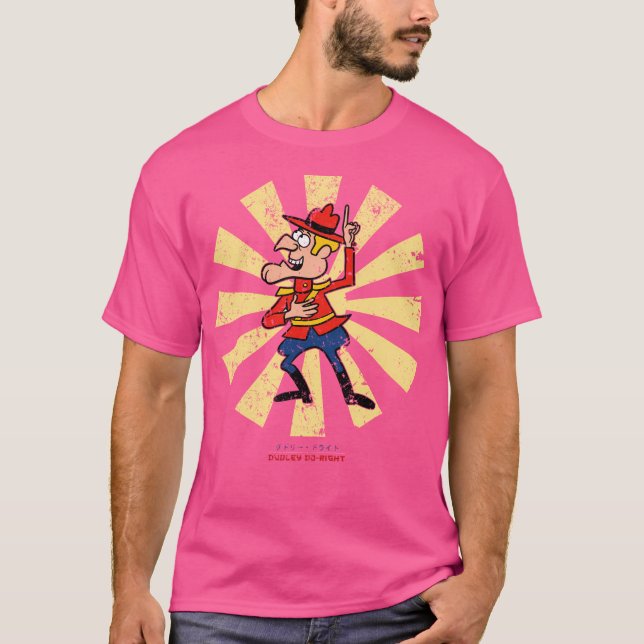 Camiseta Dudley Do Right Retro Japonês (Frente)