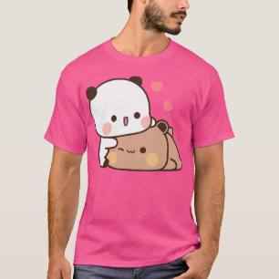 Camiseta Dudu Bear E Bubu Pandas Gostam Do Momento De Relax