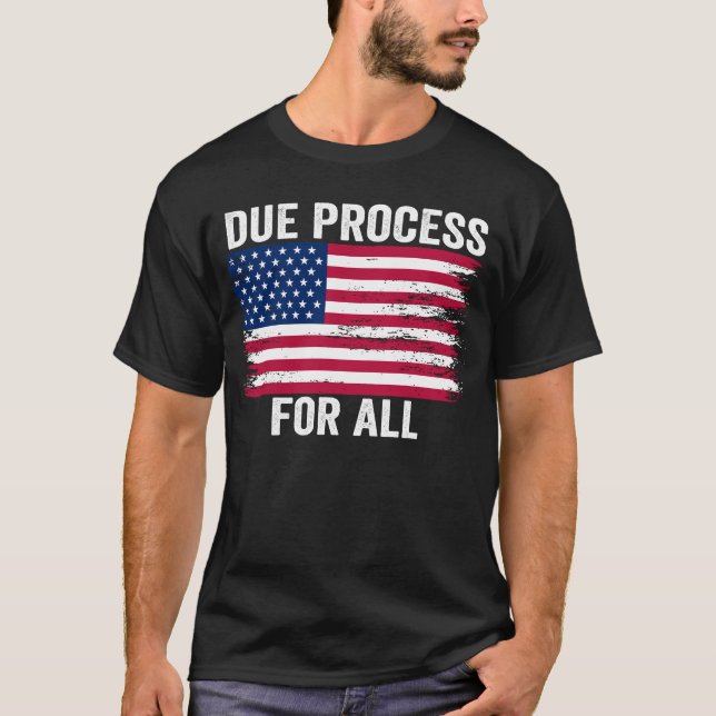 Camiseta Due Process For All Support Due Process (Frente)