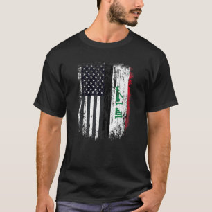 Camiseta Duel Flag Iraque e cidadão americano duelo