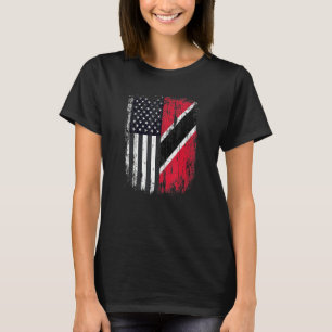 Camiseta Duel Flag Trinidad e Tobago e American duel ci