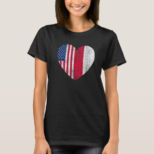 Camiseta Duel Heart Design e cidadão americano duel