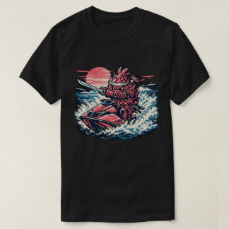 Camiseta Duelista de Jet Ski de Fruta do Dragão — Corrida d