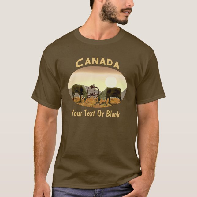 Camiseta Duelo de Caribus - Canadá (Frente)