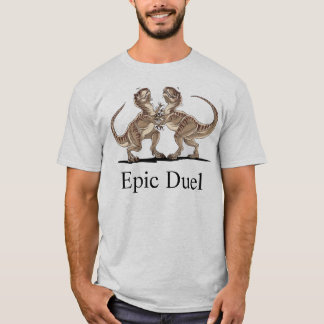 Camiseta Duelo épico T-rex