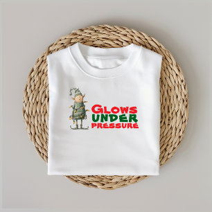 Camiseta Duende de desenho vintage Enrolado em Luzes irônic