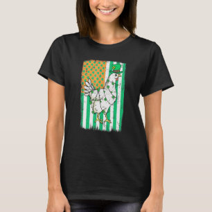 Camiseta Duende de Frango Fazendeiro Americano de Aves Dia