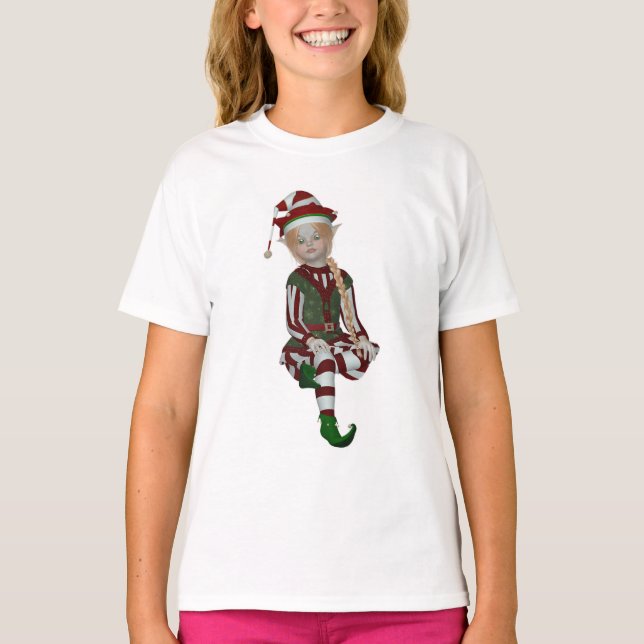 Camiseta Duende de Natal (Frente)