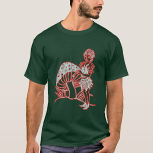 Camiseta Duende do vintage - afligido
