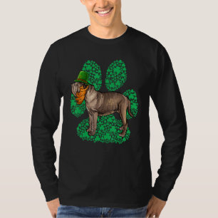 Camiseta Duende Mastim Napolitano Dia de São Patrício Engan