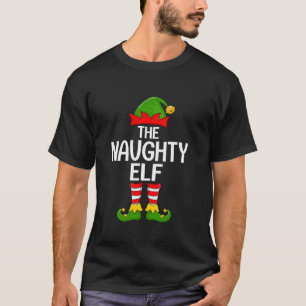 Camiseta Duende Travesso Xmas Correspondência Família Duend
