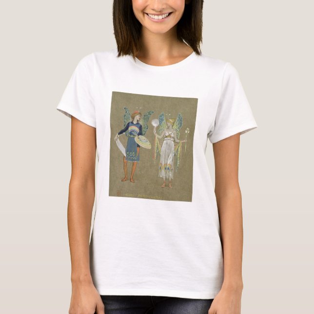Camiseta Duendes e pintores feericamente, "do boneco de (Frente)