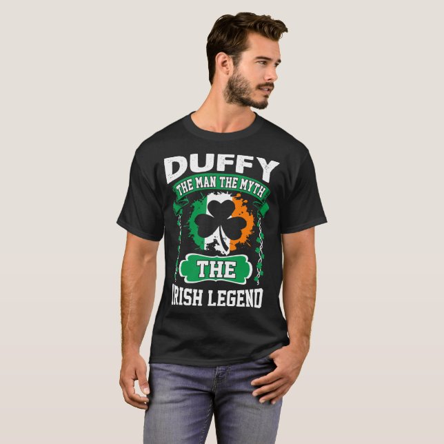 Camiseta Duffy o homem a rua irlandesa Patricks da legenda (Frente Completa)