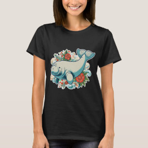 Camiseta dugong retrô