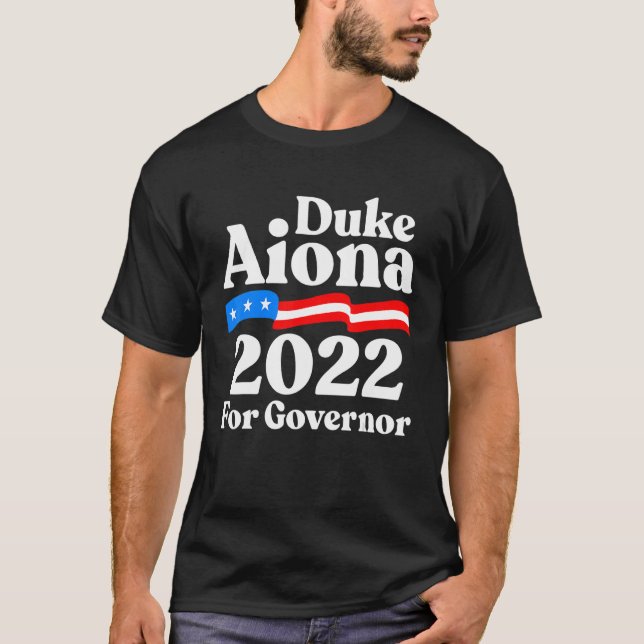 Camiseta Duke Aiona para a Republicana Governador Duke Aion (Frente)