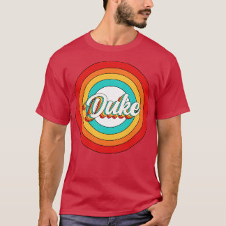 Camiseta Duke Name Shirt Vintage Círculo Duke