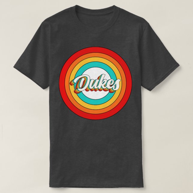 Camiseta Dukes Name Shirt Vintage Dukes Circle (Frente do Design)