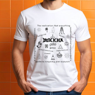 Camiseta Dukkha: The First Nobel Truth Doodle 