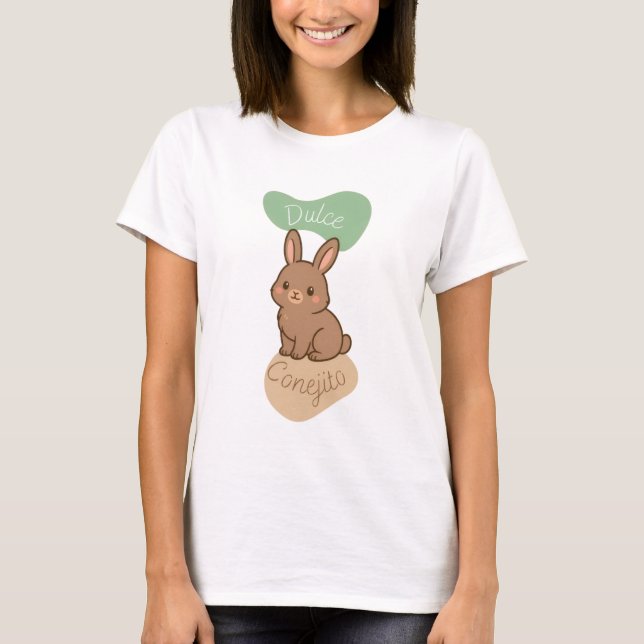 Camiseta dulce conejito (Frente)