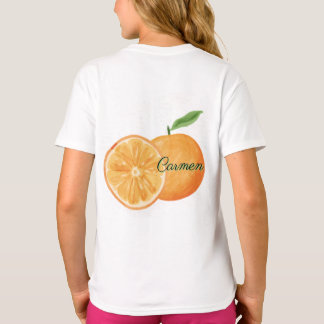 Camiseta Dulce Tropical: naranja