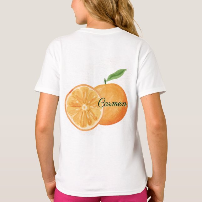 Camiseta Dulce Tropical: naranja (Verso)